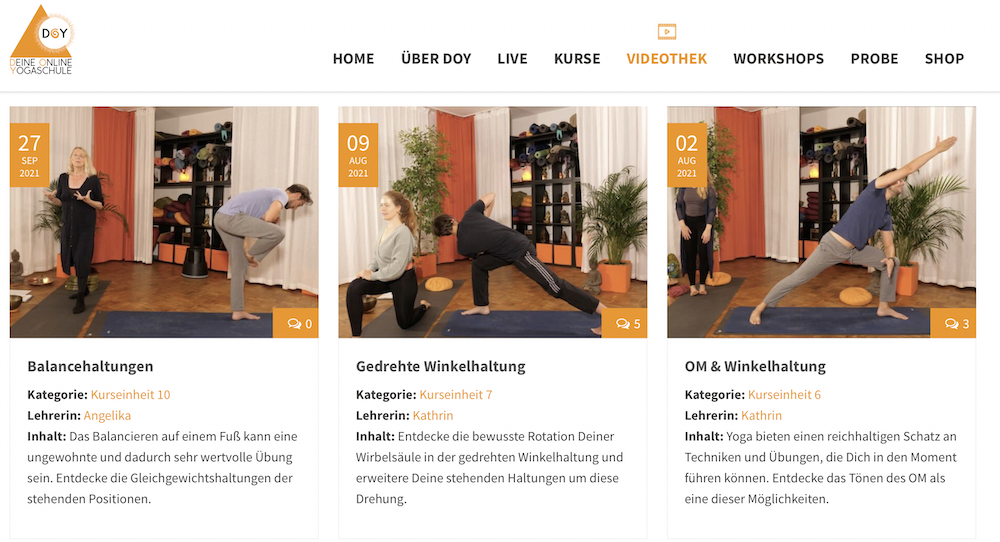 DOY - Deine Online Yogaschule